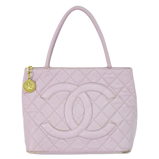 CHANEL ココマーク 復刻 トートバッグ パープル