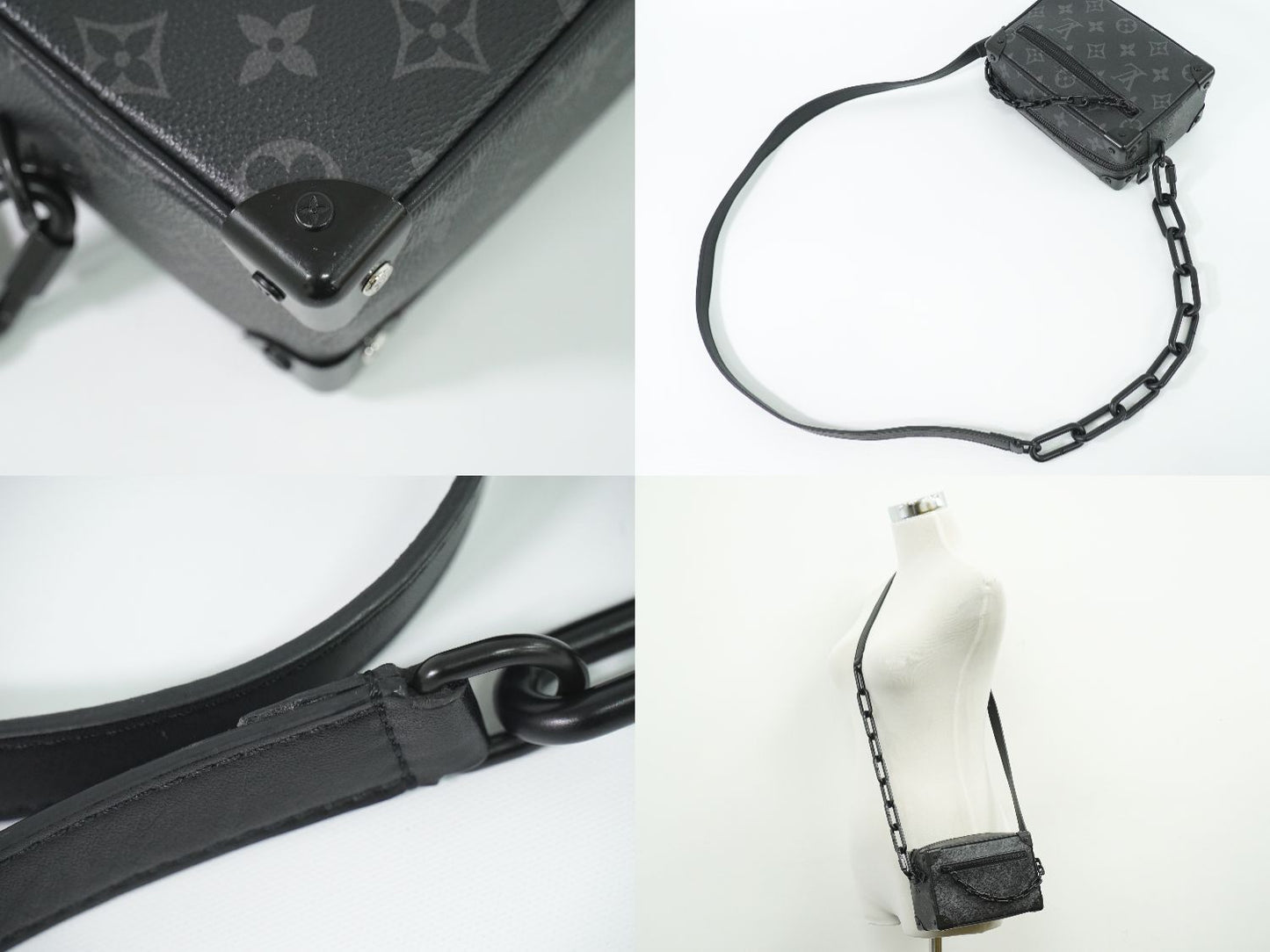 LOUIS VUITTON ミニ ソフトトランク モノグラム エクリプス ショルダーバッグ M44735