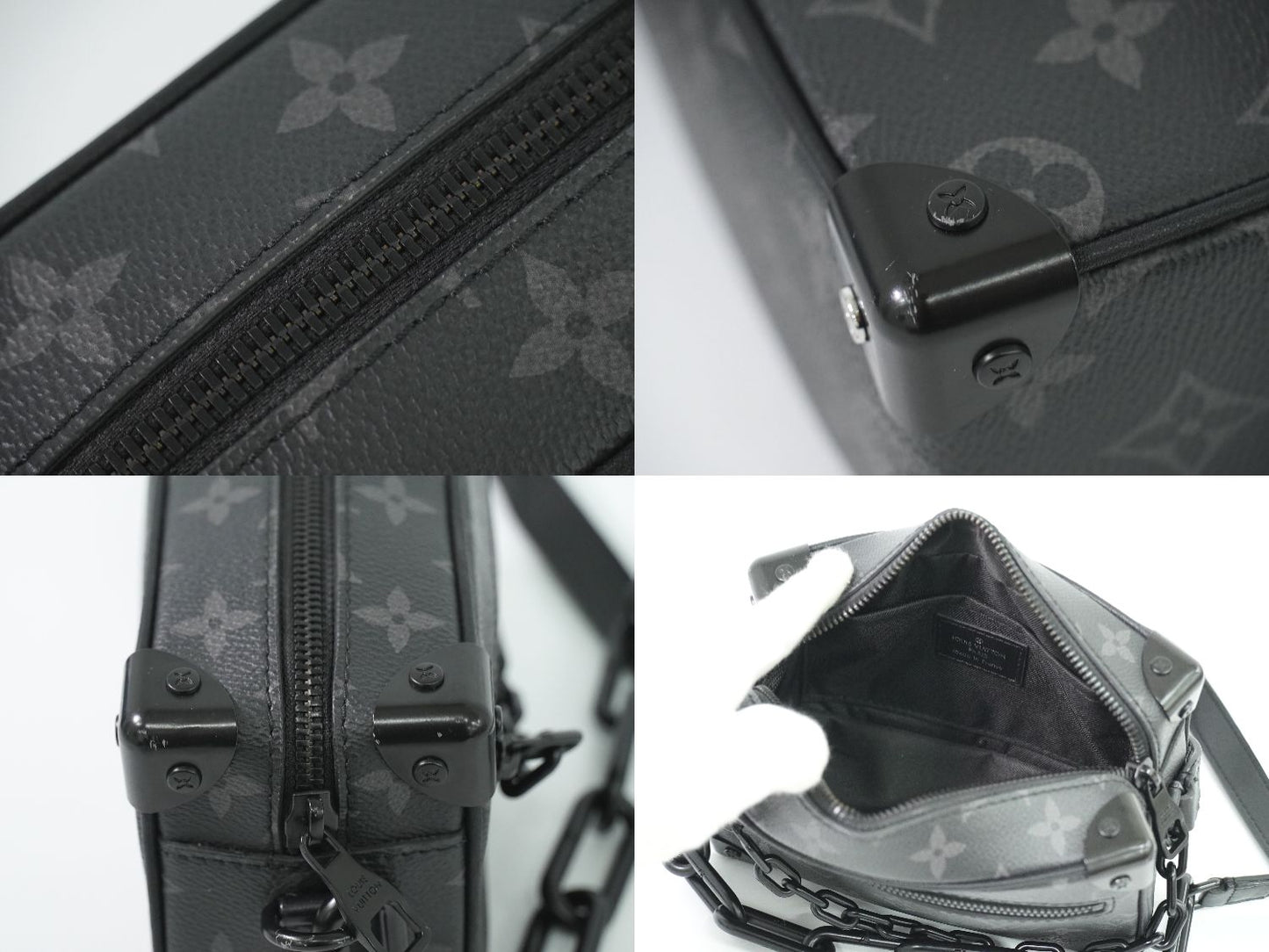 LOUIS VUITTON ミニ ソフトトランク モノグラム エクリプス ショルダーバッグ M44735