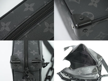 LOUIS VUITTON ミニ ソフトトランク モノグラム エクリプス ショルダーバッグ M44735