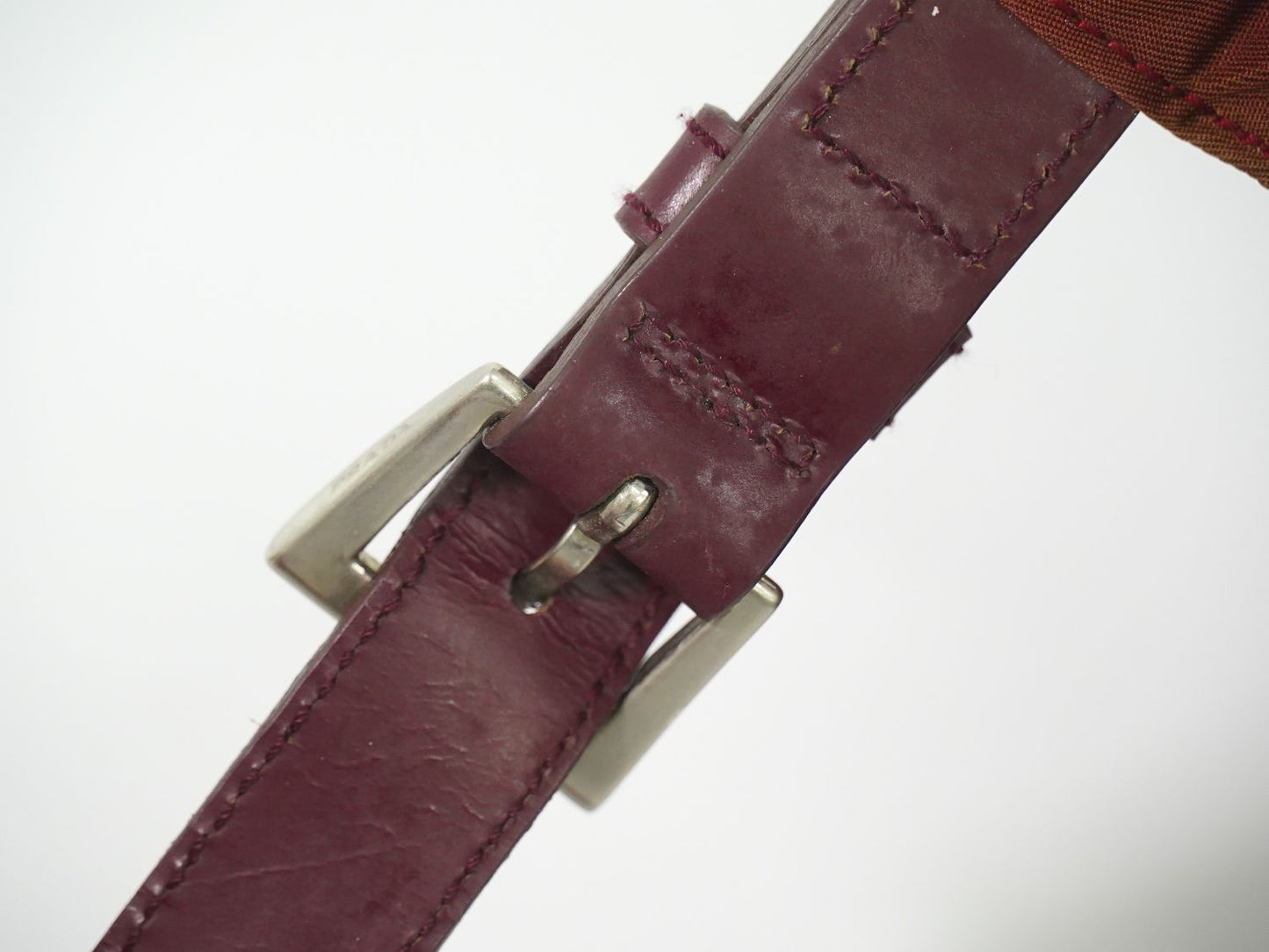 PRADA ヴェラ リュックサック ボルドー B2811