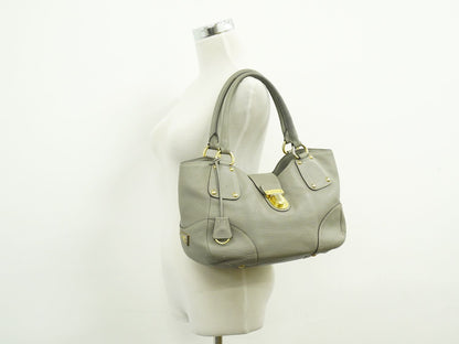 PRADA トートバッグ グレー
