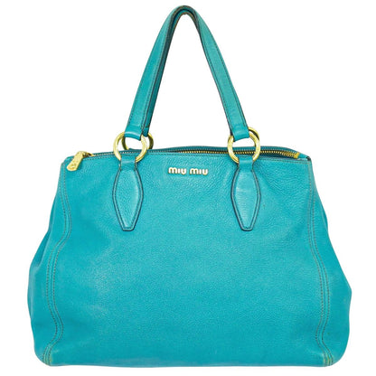 MIU MIU トートバッグ ブルー系