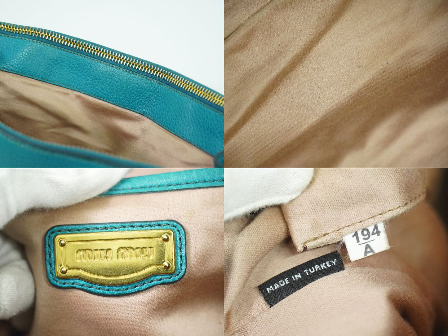 MIU MIU トートバッグ ブルー系