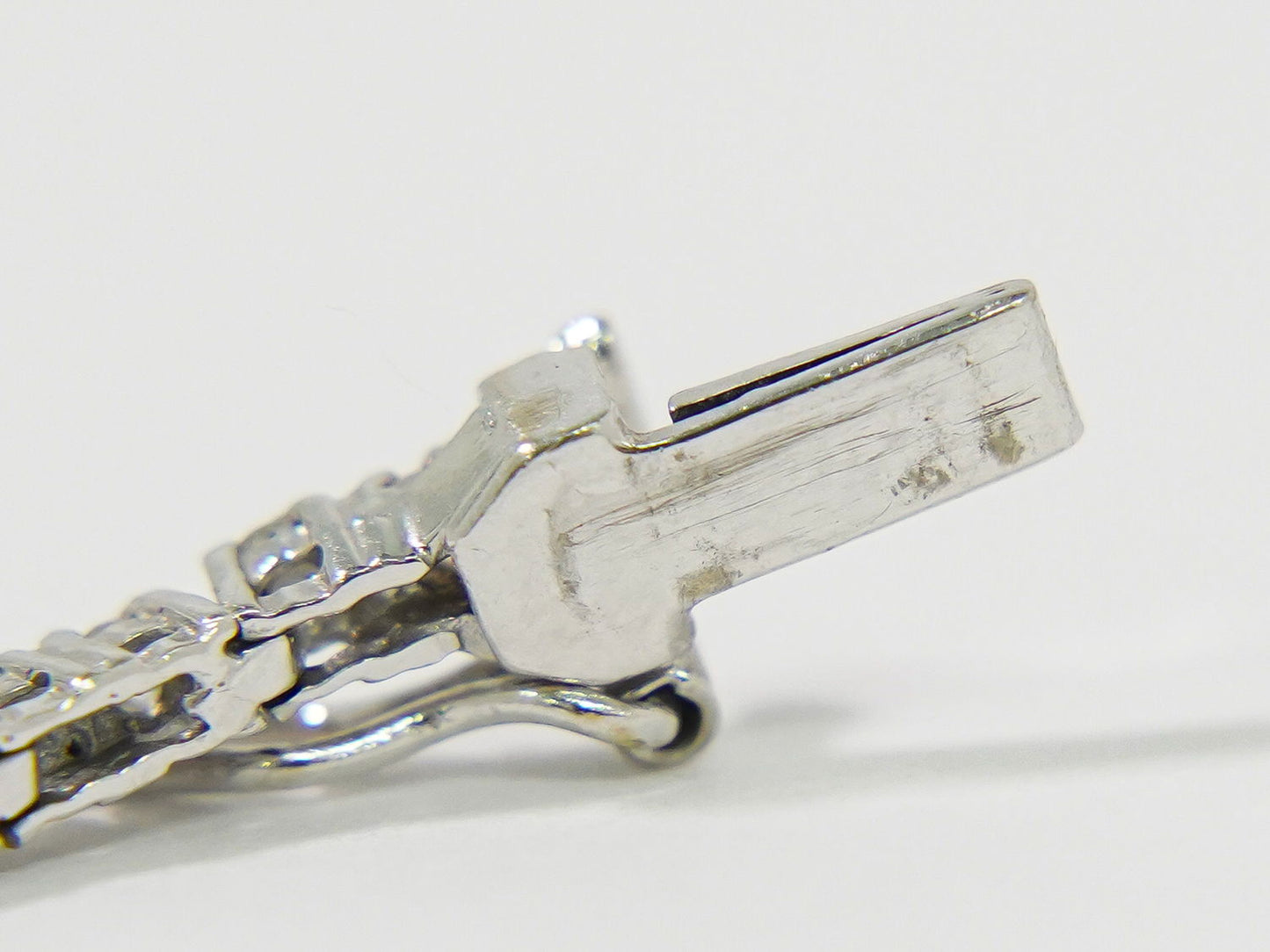 ダイヤモンド 1.36ct K18 WG ブレスレット