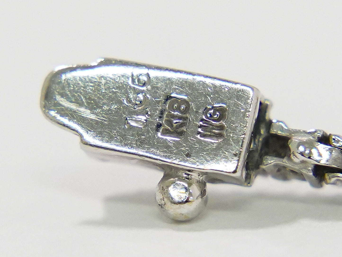 ダイヤモンド 1.36ct K18 WG ブレスレット