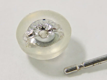 ダイヤモンド 0.10ct ×2 K14 WG ピアス ホワイトゴールド
