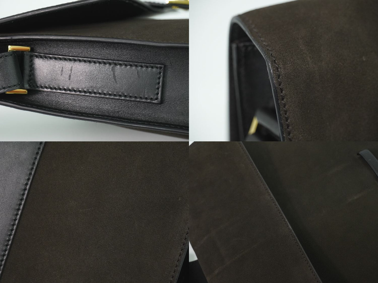 GUCCI タイガーヘッド ショルダーバッグ ブラウン ブラック 001364