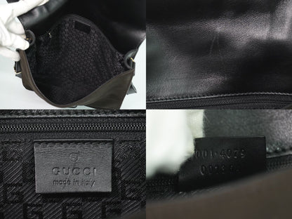 GUCCI タイガーヘッド ショルダーバッグ ブラウン ブラック 001364