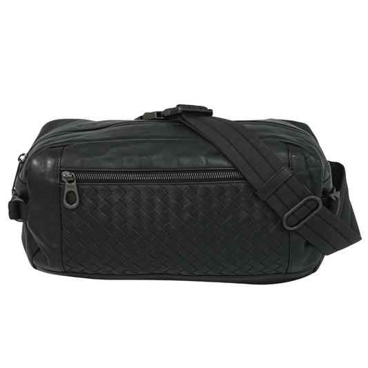 BOTTEGA VENETA イントレチャート ボディバッグ ブラック