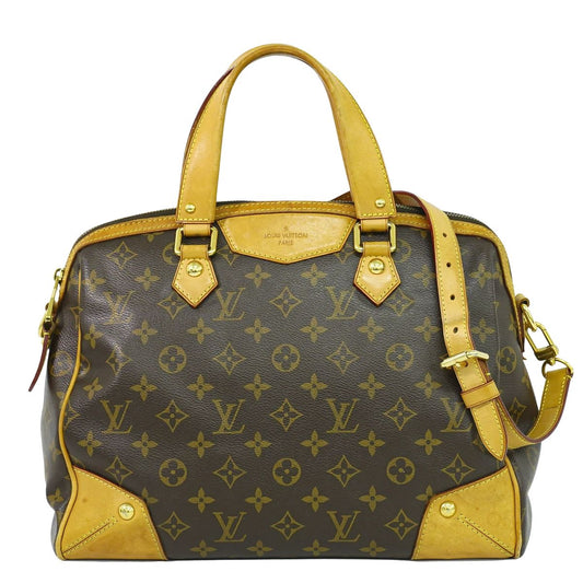 LOUIS VUITTON レティーロ PM モノグラム 2WAY ショルダーバッグ ブラウン M40325