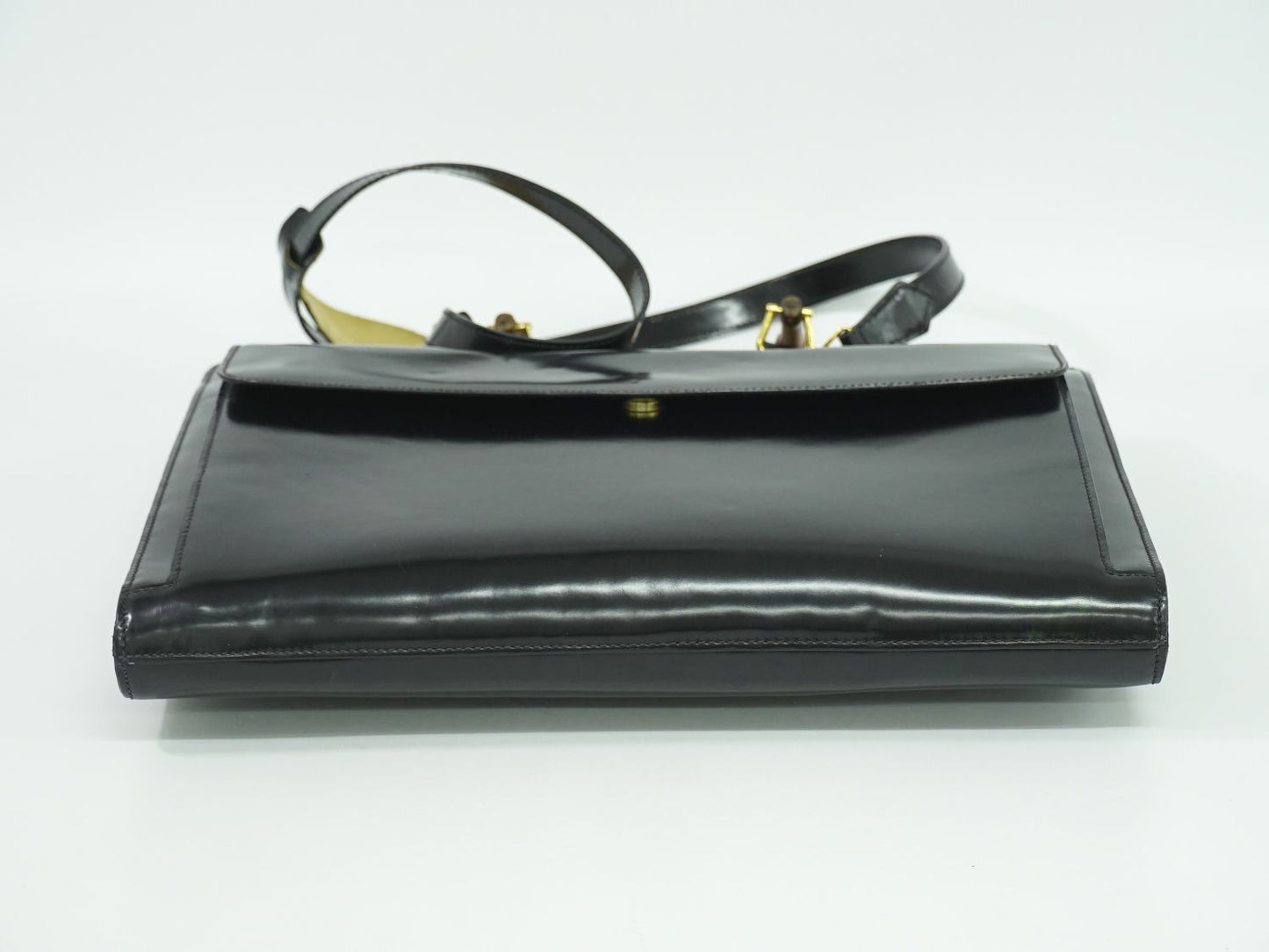 GUCCI バンブー 2WAY ビジネスバッグ ブラック