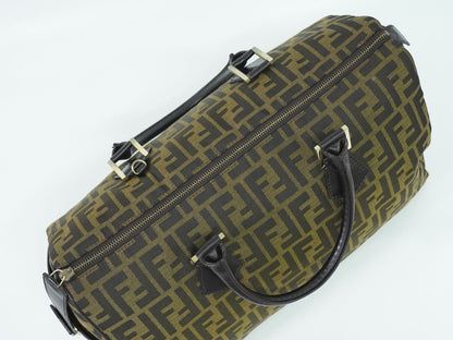 FENDI ズッカ ミニ ボストンバッグ ブラウン 8BL105