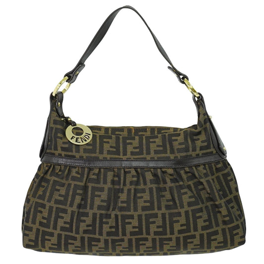 FENDI ズッカ ショルダーバッグ ブラウン 8BR448