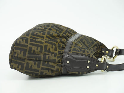 FENDI ズッカ ショルダーバッグ ブラウン 8BR448