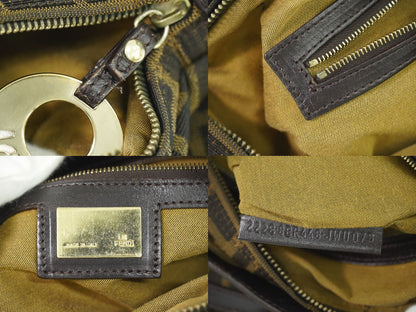 FENDI ズッカ ショルダーバッグ ブラウン 8BR448