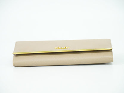 PRADA 長財布 ピンクベージュ
