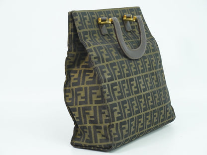 FENDI ズッカ トートバッグ ブラウン