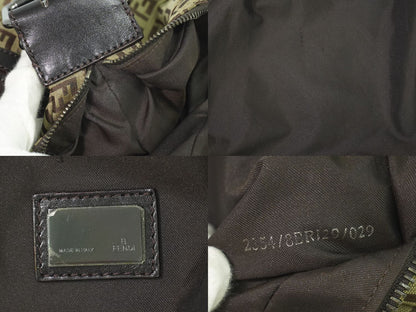 FENDI ズッキーノ ショルダーバッグ ベージュ ブラウン 8BR129