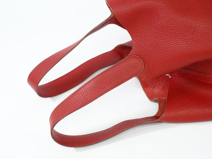 HERMES ピコタンロック GM ハンドバッグ □R刻 レッド