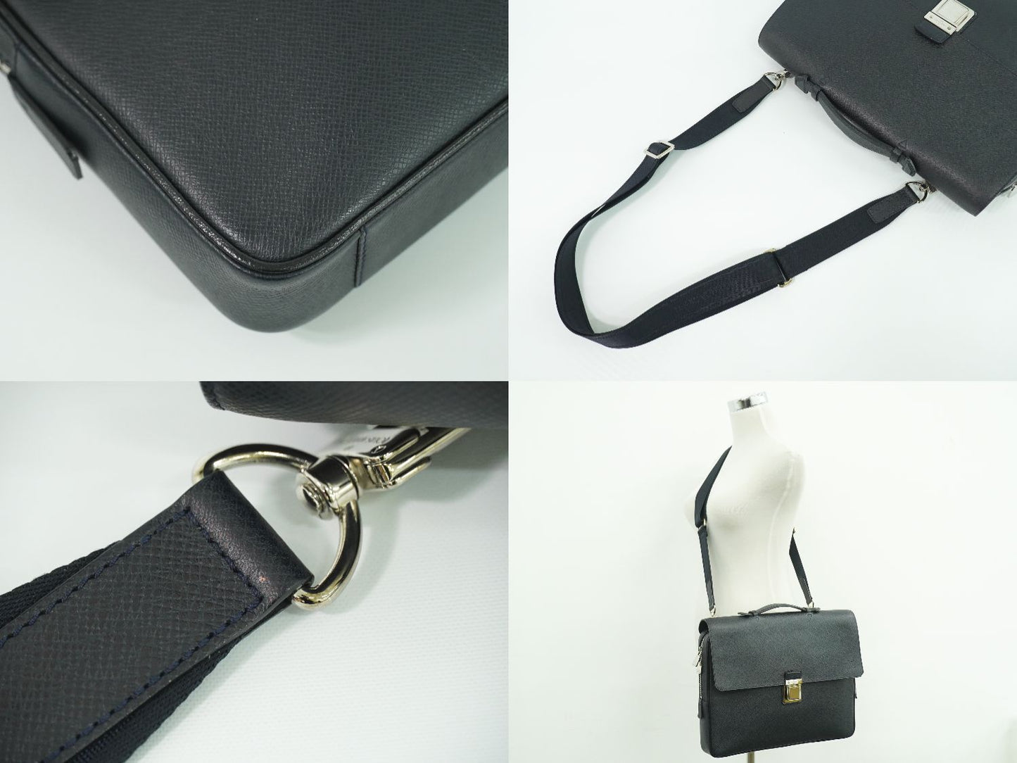 LOUIS VUITTON ヴァシリ PM タイガ レザー 2WAY ショルダーバッグ ボレアル M32640