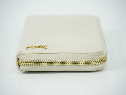 SAINT LAURENT 長財布 アイボリー 637432