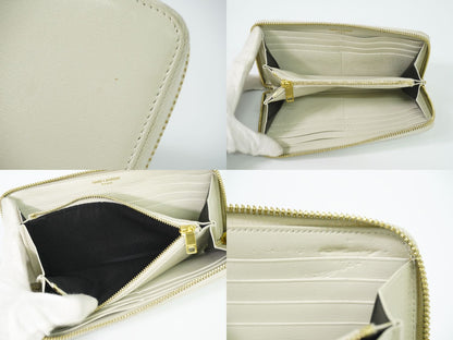 SAINT LAURENT 長財布 アイボリー 637432