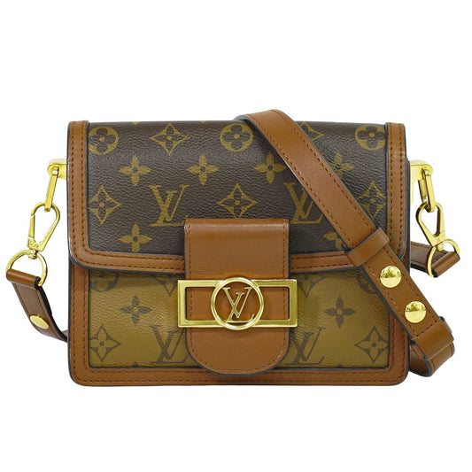 LOUIS VUITTON ドーフィーヌ MINI モノグラム リバース ショルダーバッグ M44580