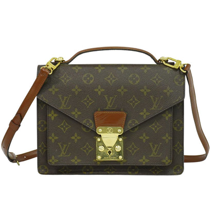 LOUIS VUITTON モンソー 26 モノグラム 2WAY ショルダーバッグ M51187