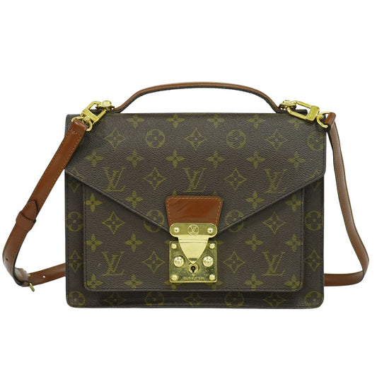 LOUIS VUITTON モンソー 26 モノグラム 2WAY ショルダーバッグ M51187
