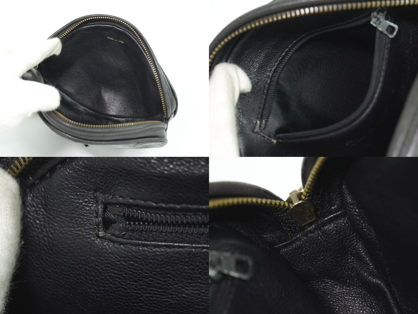 CHANEL ココマーク タッセル ポーチ ブラック