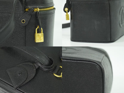 CHANEL ココマーク 2WAY バニティバッグ ブラック