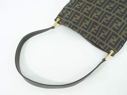 FENDI ズッカ ショルダーバッグ ブラウン