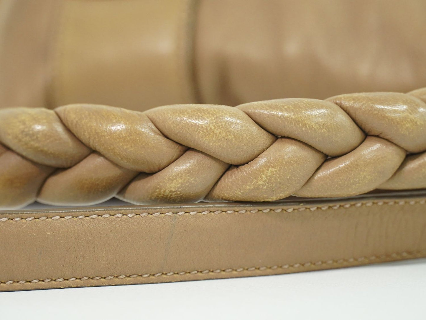 MIU MIU マテラッセ 2WAY ショルダーバッグ ピンクベージュ