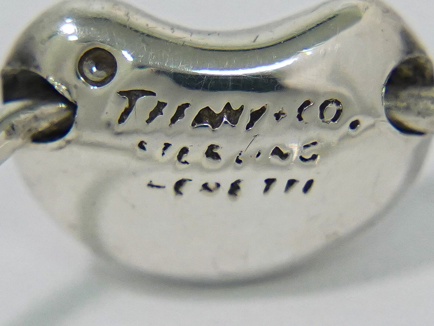 TIFFANY & Co. ビーン STERLING リング 7.5号 シルバー