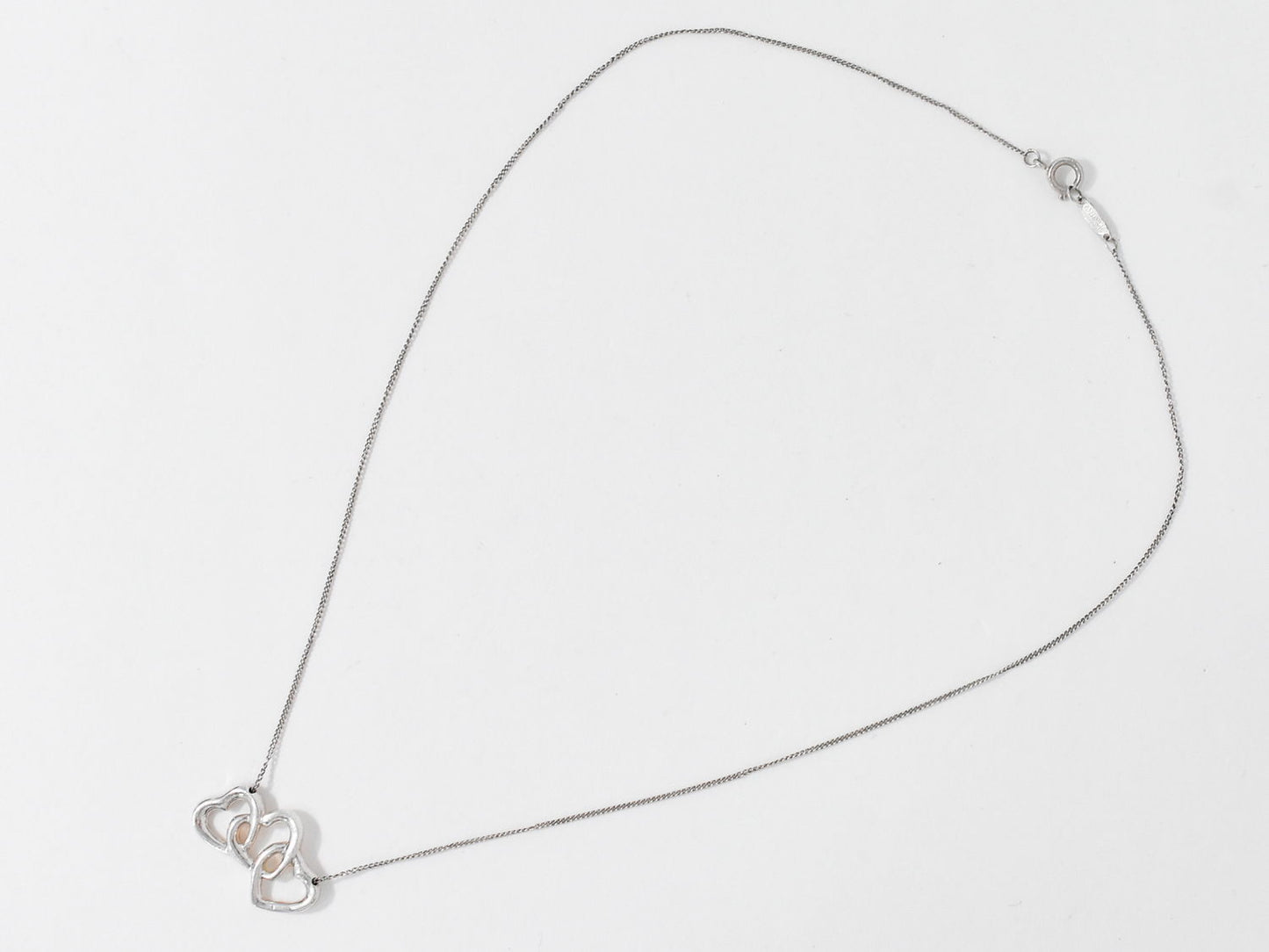 TIFFANY & Co. トリプル オープンハート 925 ネックレス シルバー