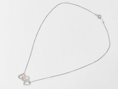 TIFFANY & Co. トリプル オープンハート 925 ネックレス シルバー