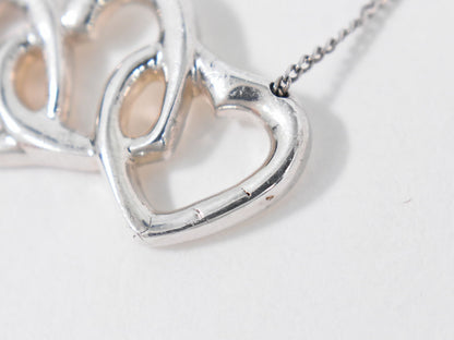 TIFFANY & Co. トリプル オープンハート 925 ネックレス シルバー