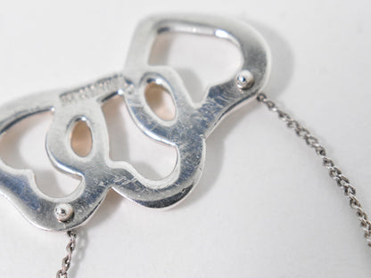 TIFFANY & Co. トリプル オープンハート 925 ネックレス シルバー