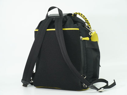 FENDI ストライク ペカン 2WAY リュックサック ブラック イエロー 7VZ056