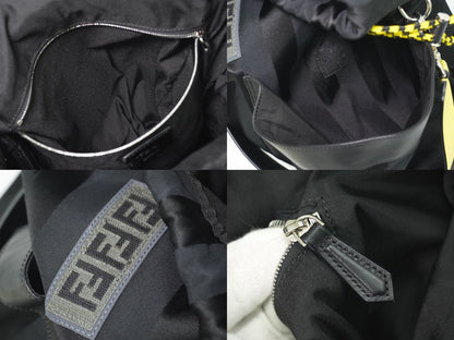 FENDI ストライク ペカン 2WAY リュックサック ブラック イエロー 7VZ056