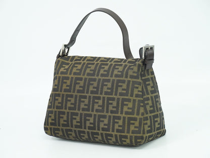 FENDI ズッカ マンマバケット ショルダーバッグ ブラウン