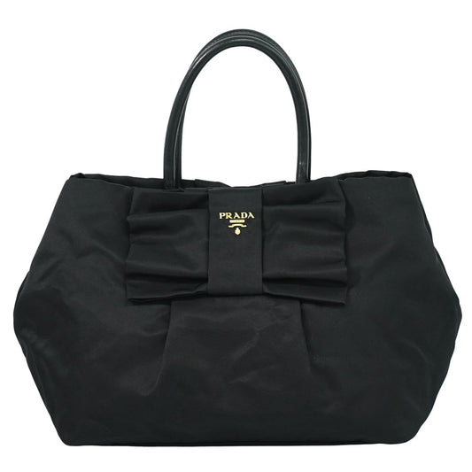 PRADA リボン トートバッグ ブラック