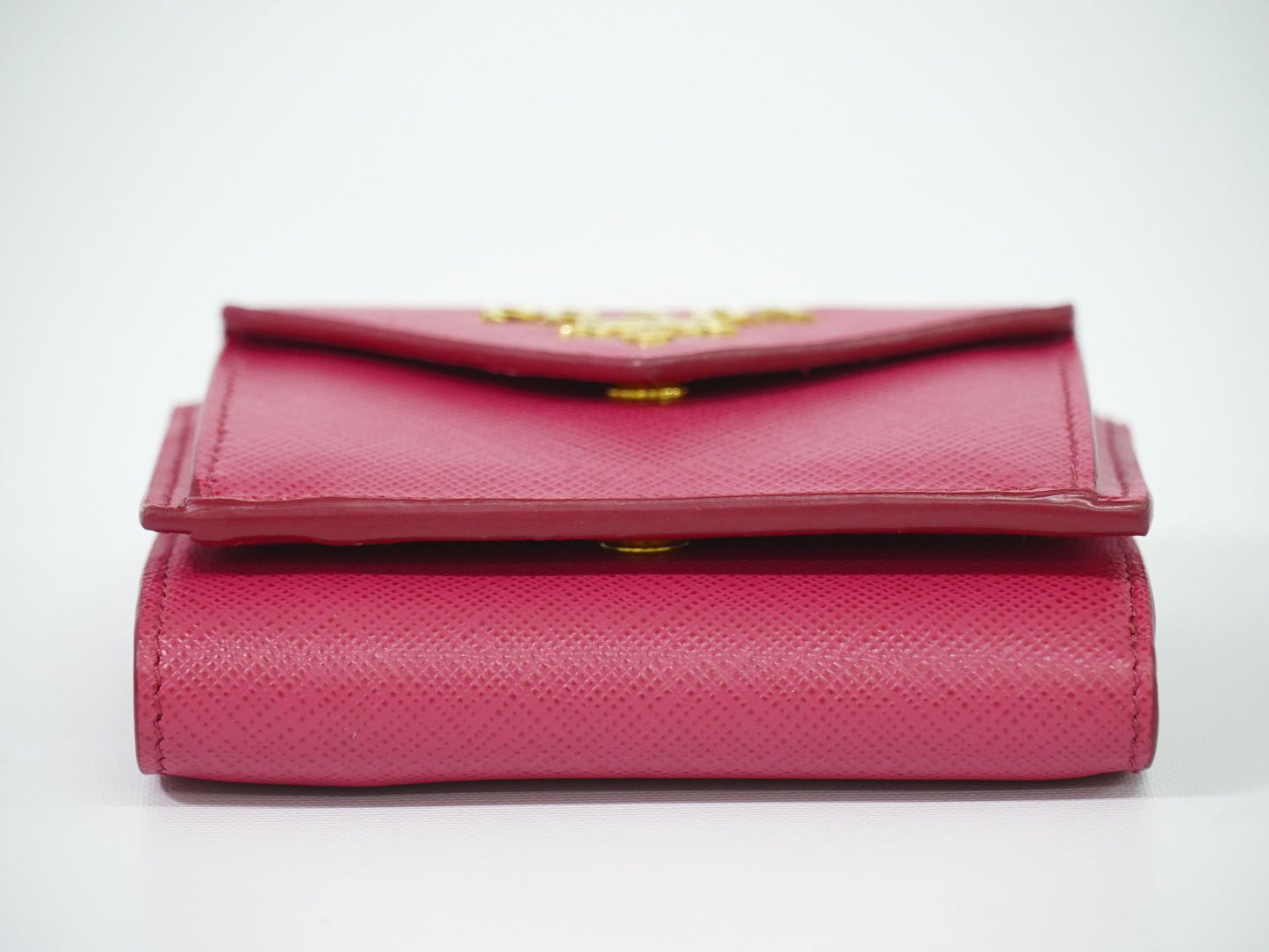 PRADA サフィアーノ 折財布 ピンク 1MH021