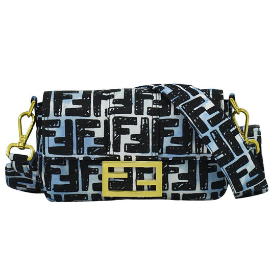 FENDI ズッカ バケット ジョシュア ヴィーダス コラボ 2WAY ショルダーバッグ マルチカラー