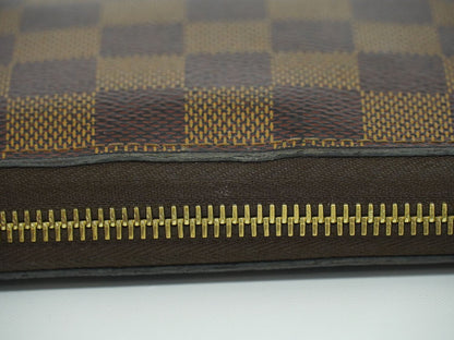 LOUIS VUITTON 新型 ジッピーウォレット ダミエ エベヌ 長財布 N60046