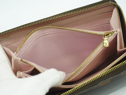 LOUIS VUITTON 新型 ジッピーウォレット ダミエ エベヌ 長財布 N60046