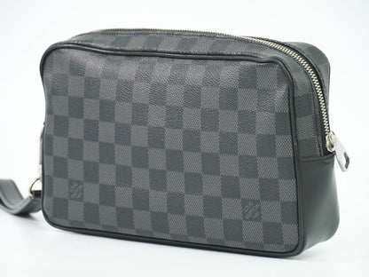 LOUIS VUITTON ポシェット カサイ ダミエ グラフィット クラッチバッグ N41664