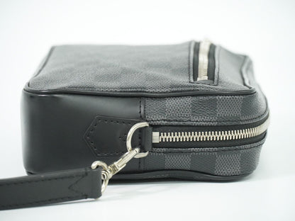 LOUIS VUITTON ポシェット カサイ ダミエ グラフィット クラッチバッグ N41664