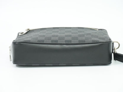 LOUIS VUITTON ポシェット カサイ ダミエ グラフィット クラッチバッグ N41664